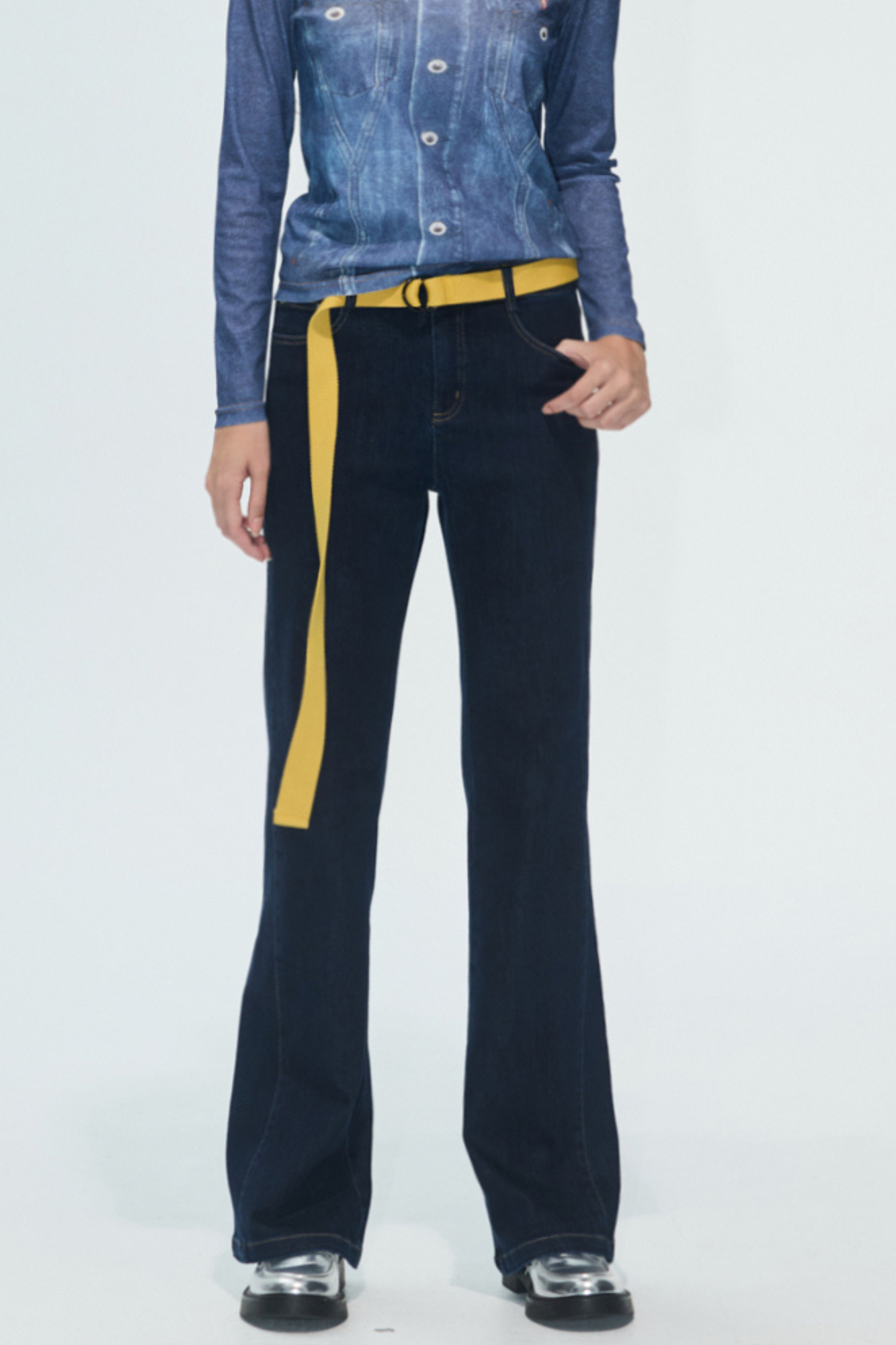 日常鬆弛彈力微喇叭牛仔褲 🔥月排行榜 | Hot Item