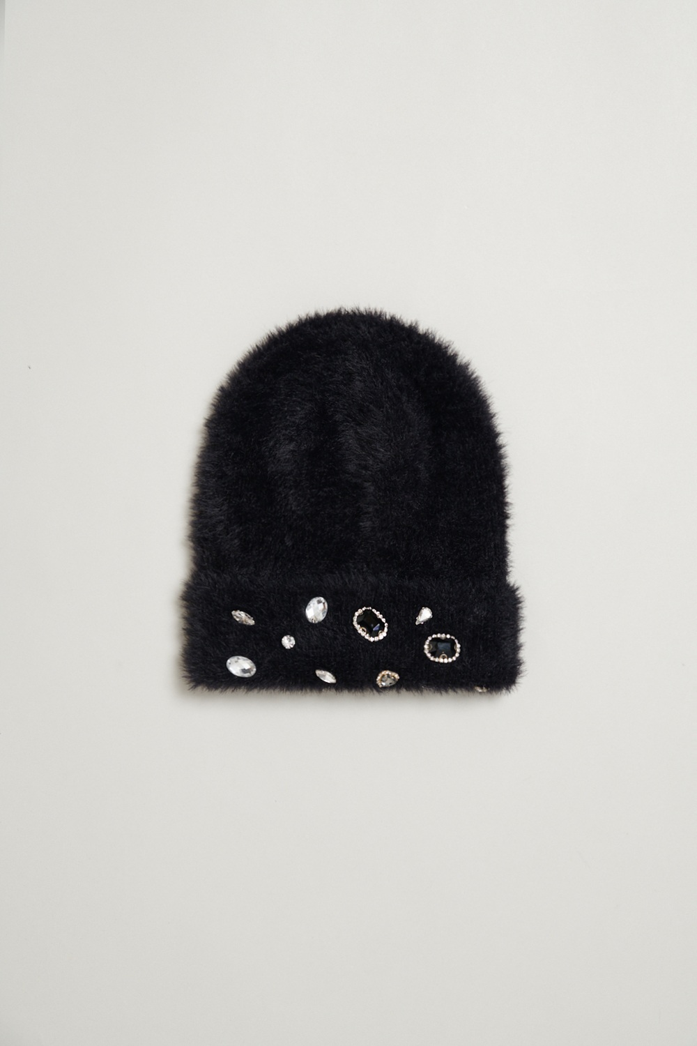 水鑽感毛帽 - 神祕純黑, F 1120 • Crimson Reverie|❤️週週新品 | New|▶十一月份◀ 25AW|精品 | Accessories|帽子