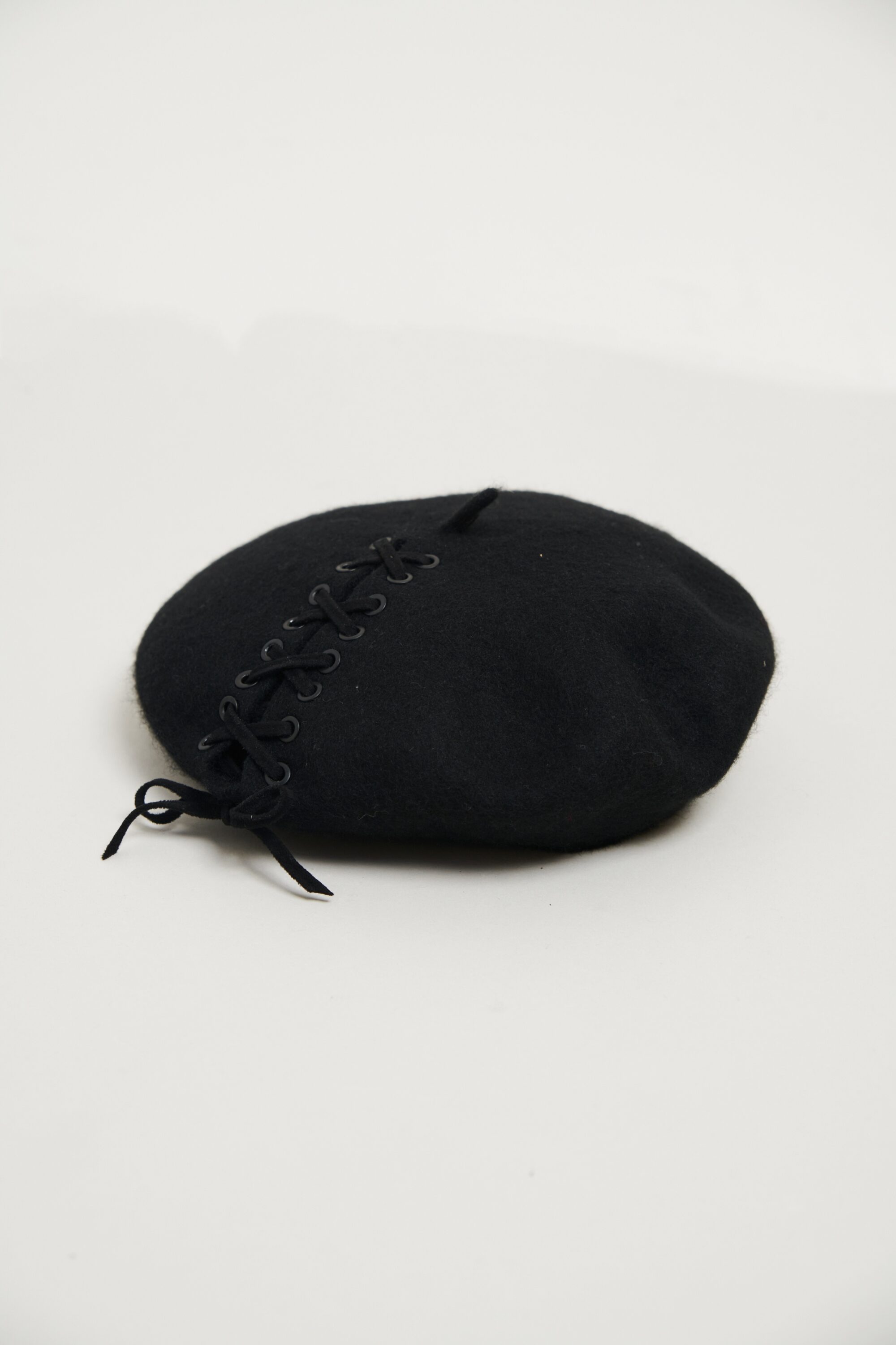 編織造型貝蕾帽 - 神祕純黑, F ❤️週週新品 | New|▶一月份◀ 25AW|0108 • Soft Silence|精品 | Accessories|帽子