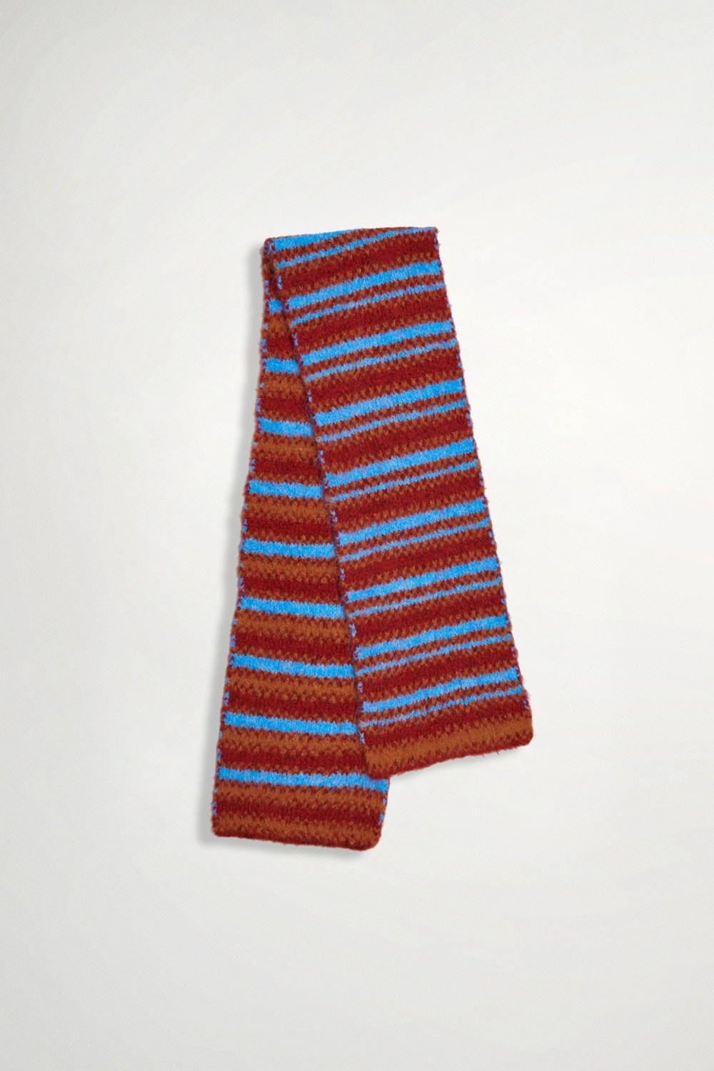 細條配色圍巾 - 耀眼赤紅, F 0115 • Still in Blue|❤️週週新品 | New|▶一月份◀ 25AW|精品 | Accessories|圍巾