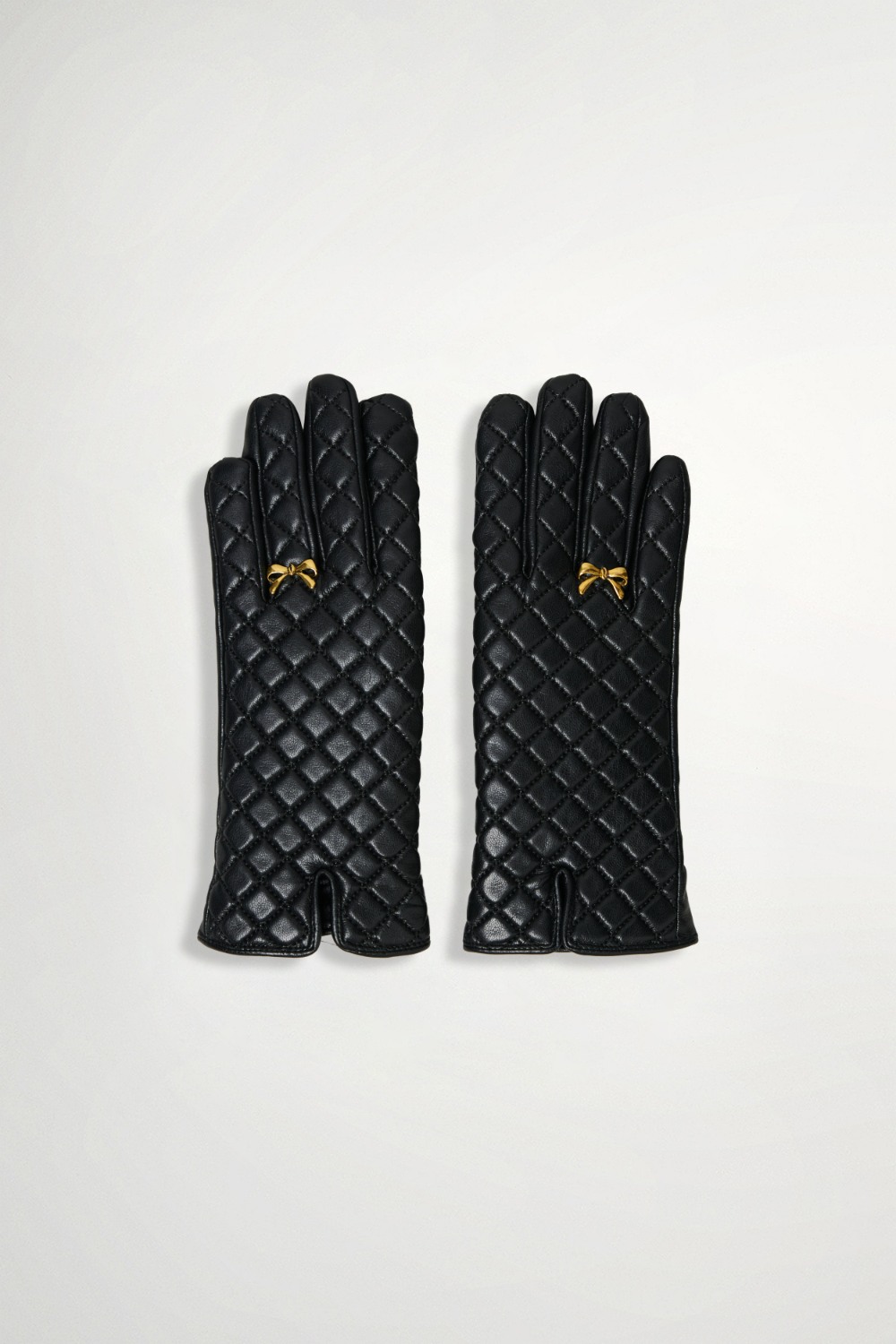 菱格紋保暖手套 - 神祕純黑, F 0115 • Still in Blue|❤️週週新品 | New|▶一月份◀ 25AW