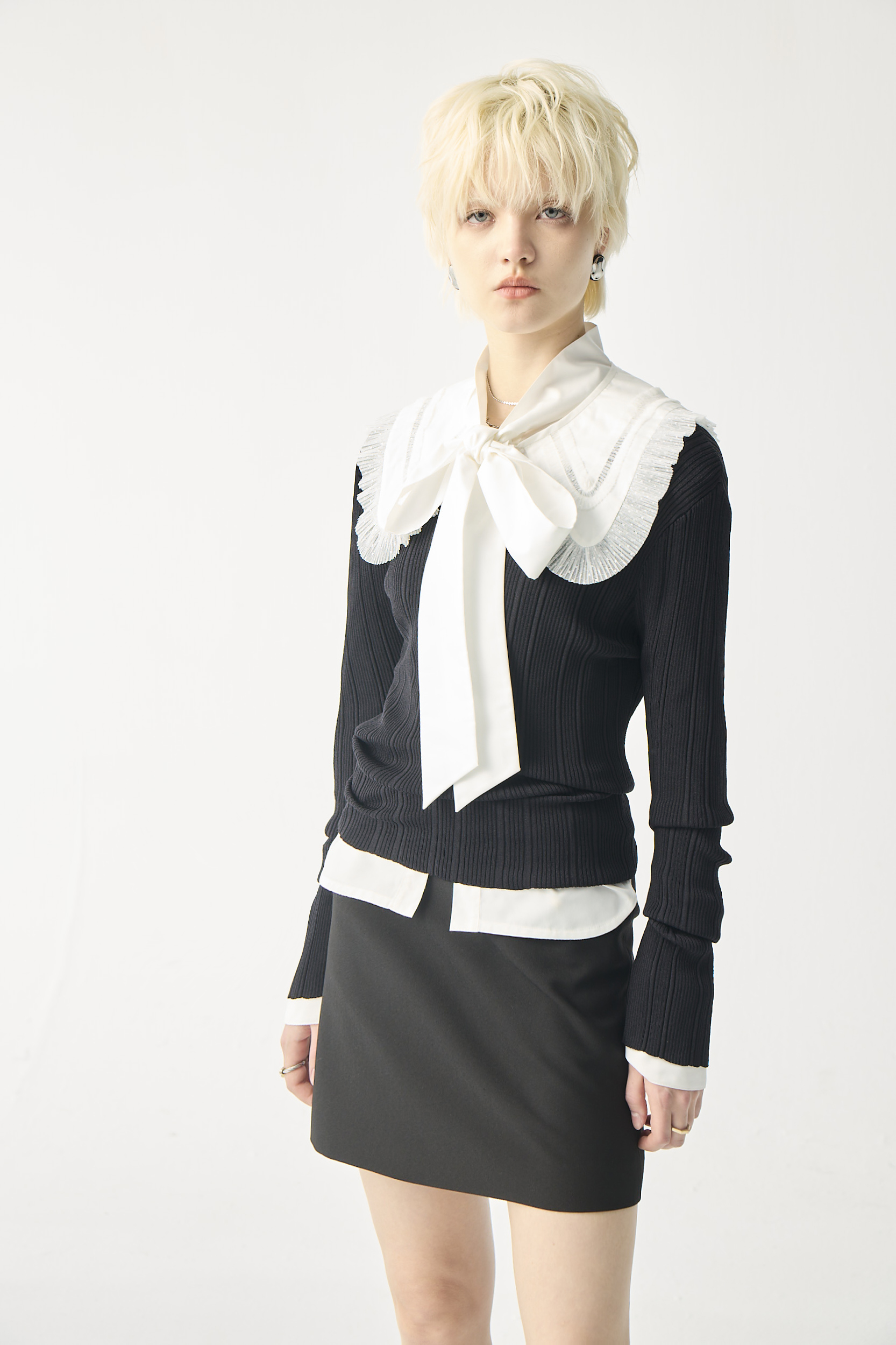 蕾絲邊裝飾領片 - 無瑕純白, F ❤️週週新品 | New|▶二月份◀ 26SS|0226 • City Lights