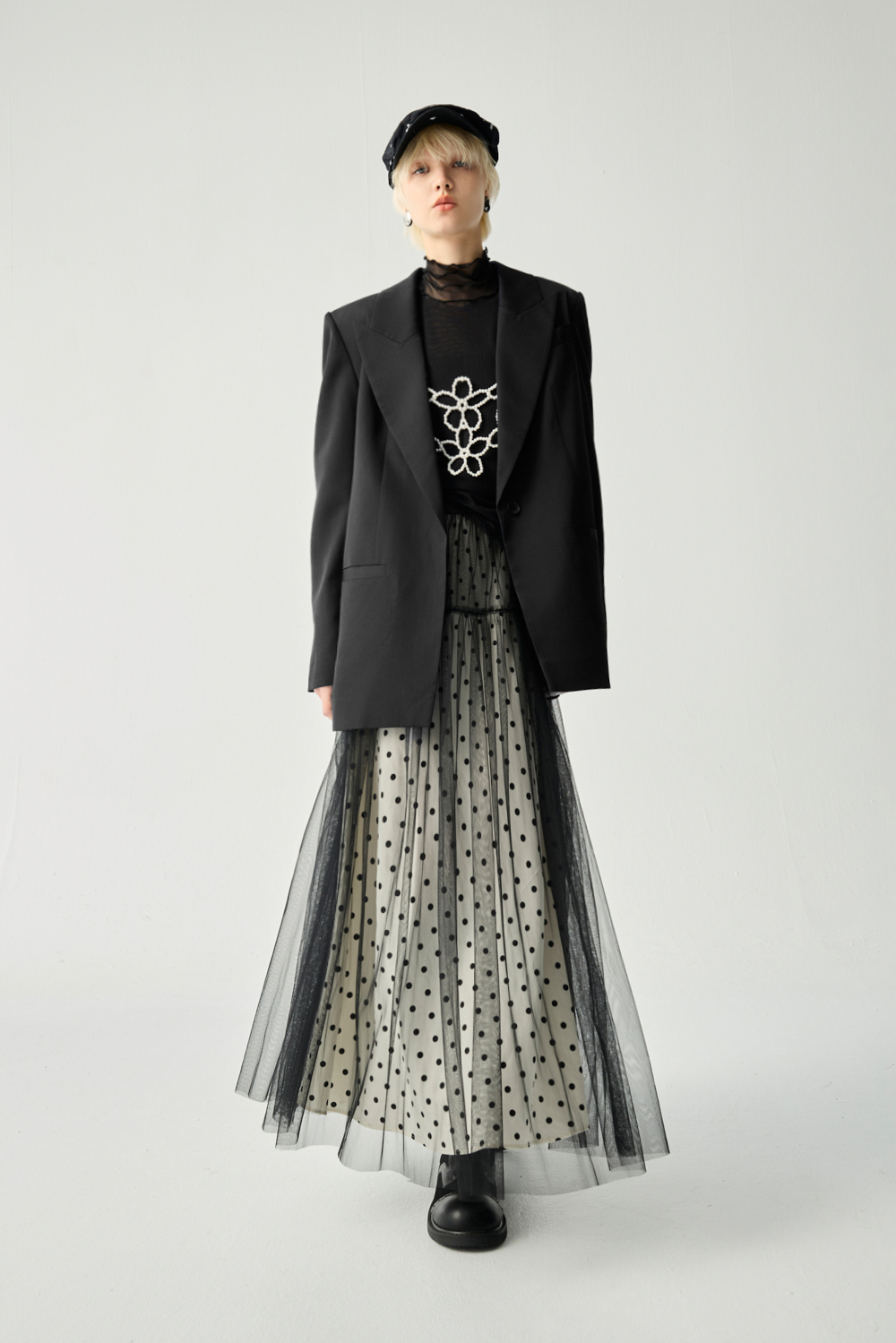 暮色之書單排釦西裝外套 0211 • Noir & Rouge|❤️週週新品 | New|▶二月份◀ 26SS|外衣 | Outwears|西裝外套