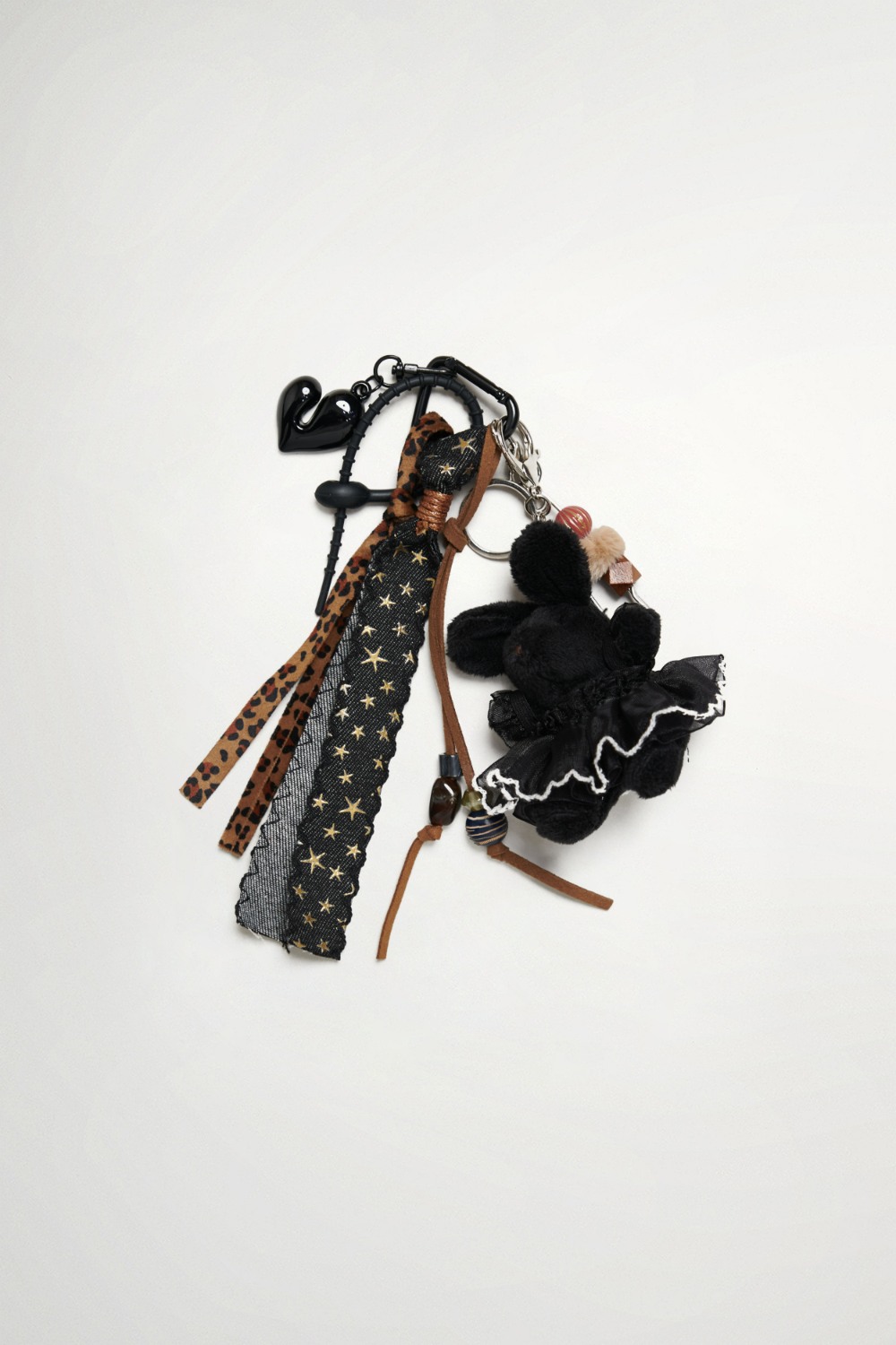 豹纹黑兔兔吊饰 - 神祕純黑, F ❤️週週新品 | New|▶二月份◀ 26SS|0204 • Spring Overture