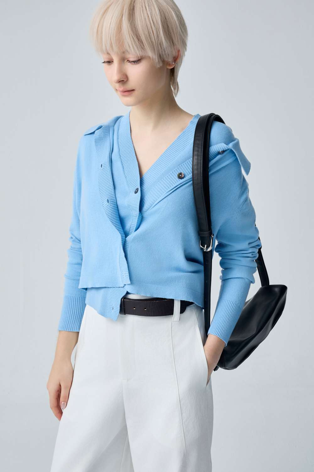 夏日甜甜翻領開襟針織外套 ❤️週週新品 | New|▶二月份◀ 26SS|0209 • Daily Rhythm|上著 | Tops|五、七分袖 • 長袖上衣|針織 • 毛衣|外衣 | Outwears|針織外套