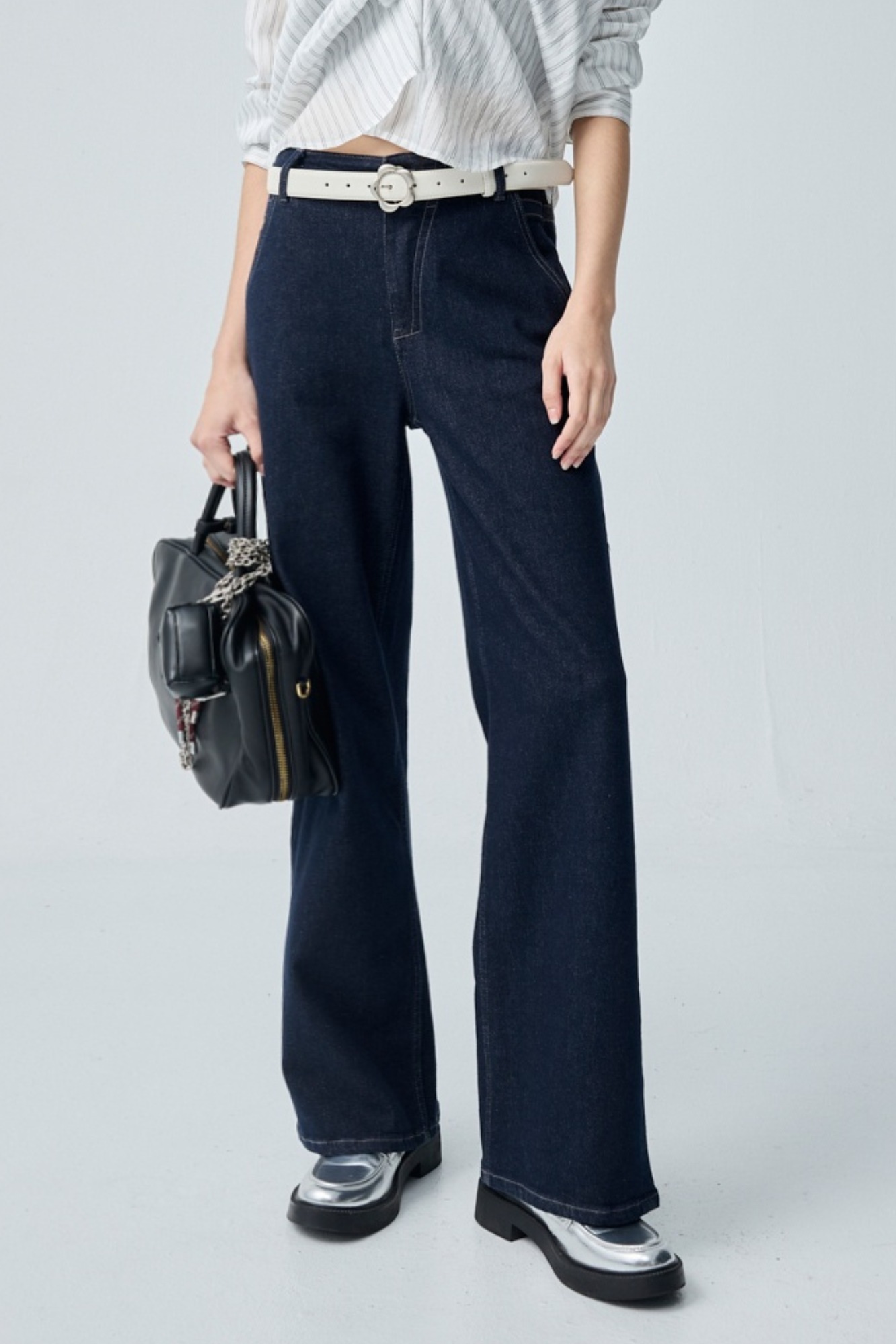 光影沉語特殊縫線牛仔長褲 0319 • Light & Lovely|❤️週週新品 | New|▶三月份◀ 26SS|下著 | Bottoms|長褲 • 寬褲|牛仔丹寧