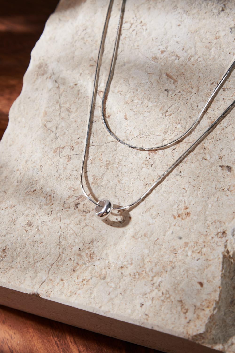 銀色薄紗氣質鎖骨鍊 飾品|❤️週週新品 | New|▶四月份◀ 26SS|0409 • Daisy Days|精品 | Accessories