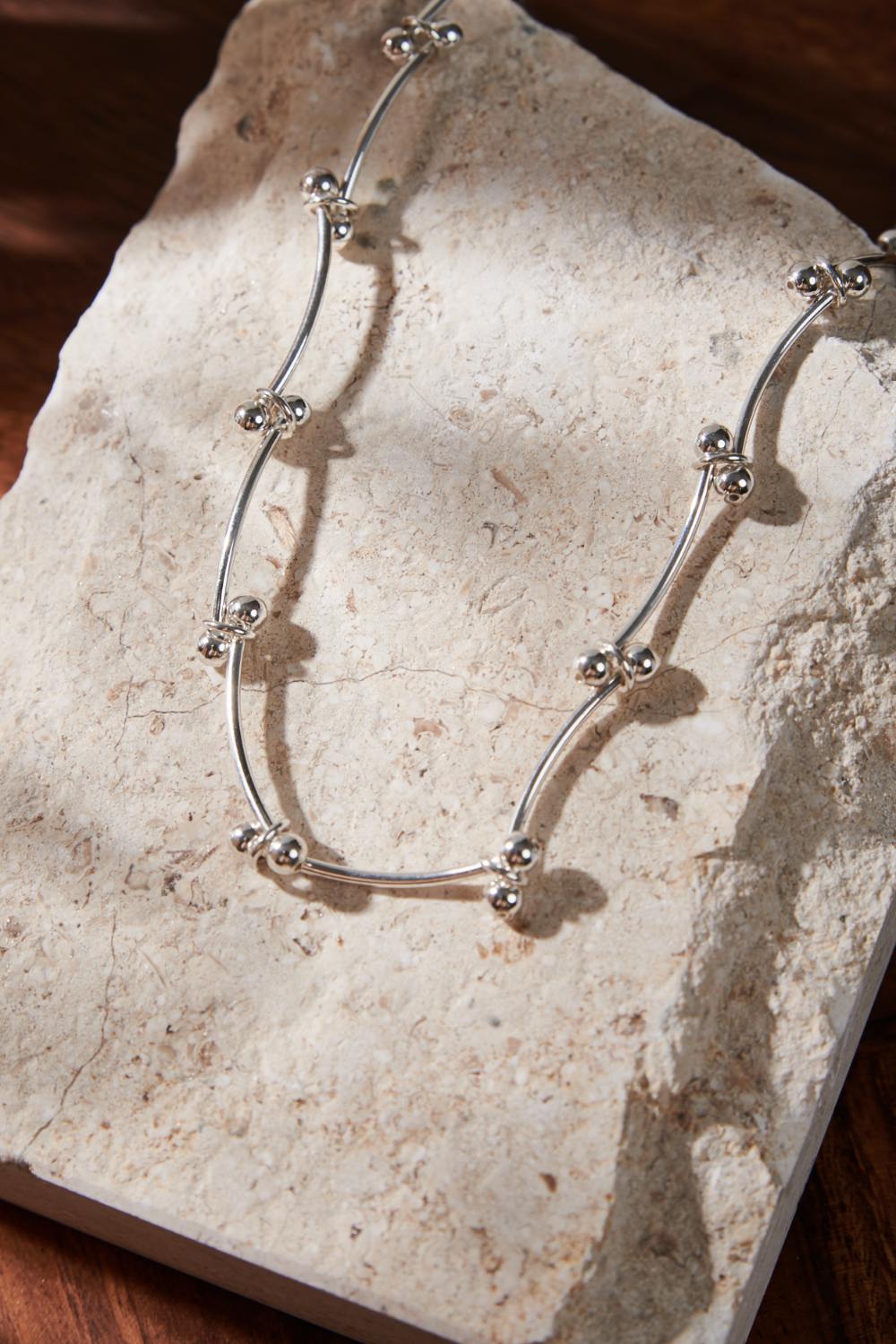 輕輕閃耀拼接水波紋鎖骨鍊 飾品|❤️週週新品 | New|▶四月份◀ 26SS|0409 • Daisy Days|精品 | Accessories