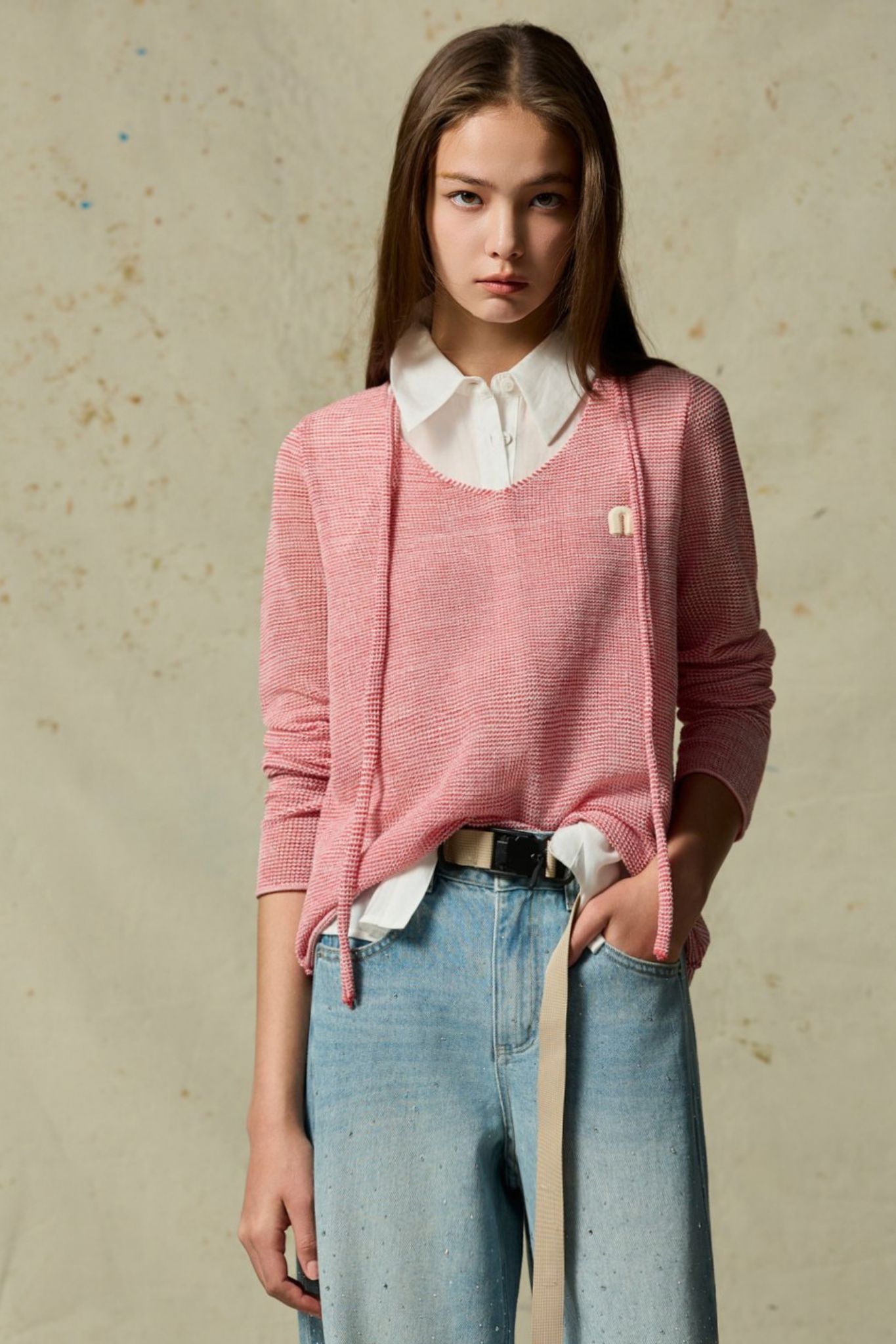 浪漫花紗毛織上衣 ❤️週週新品 | New|▶十月份◀ 26AW|1008 • Wild Romance|上著 | Tops|五、七分袖 • 長袖上衣|針織 • 毛衣