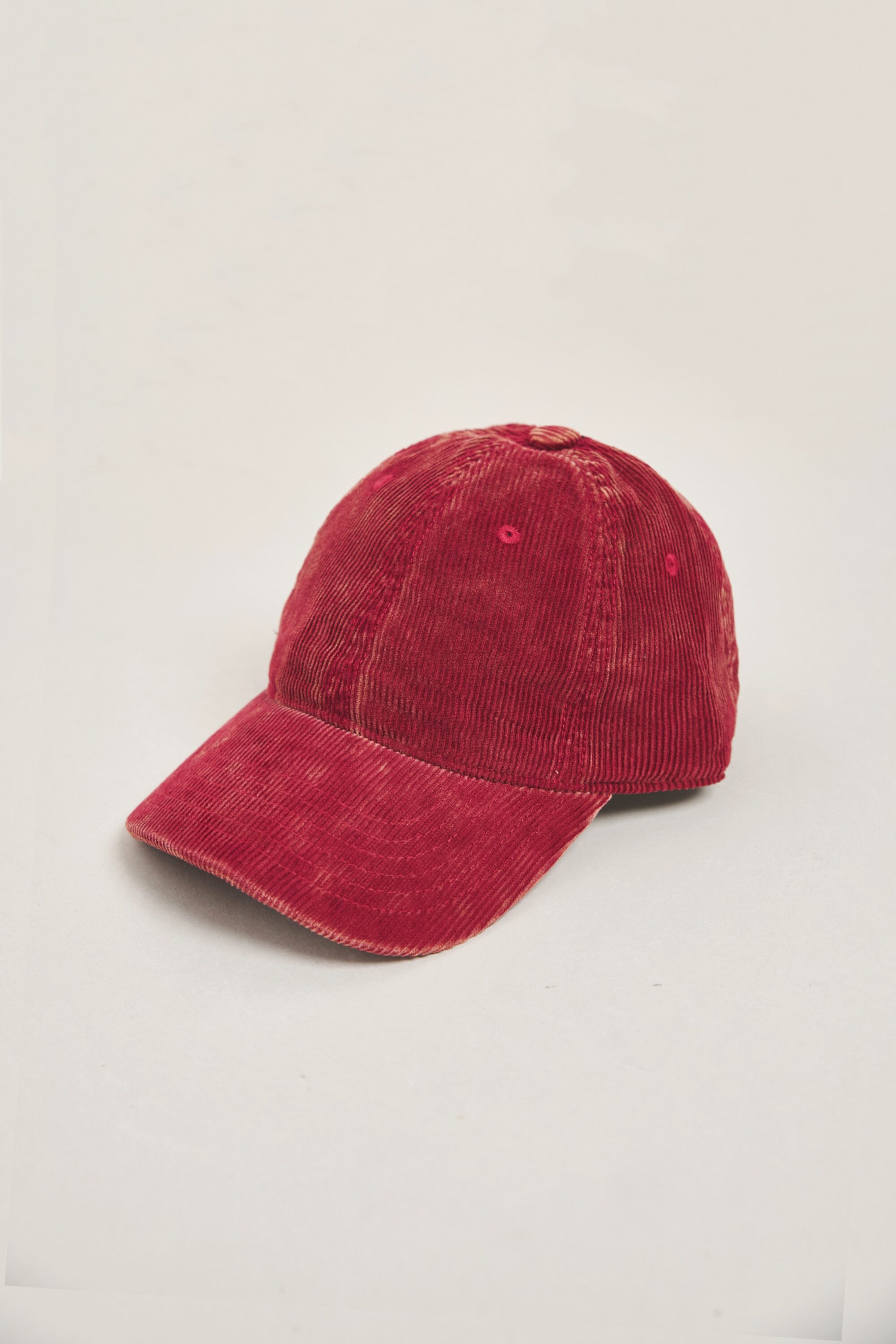 水洗燈芯絨棒球帽 - 勃根地紅, F ❤️週週新品 | New|▶十月份◀ 26AW|1022 • Beyond Basic|精品 | Accessories|帽子