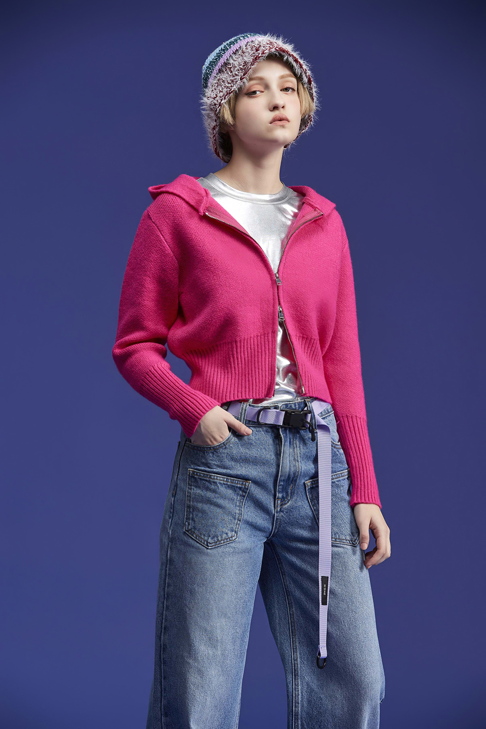 溫暖氛圍連帽針織外套(卡其&枚紅) ➤外套|雙11最殺 最低3折起|全館商品|❤️週週新品 | New|外衣 | Outwears|針織外套