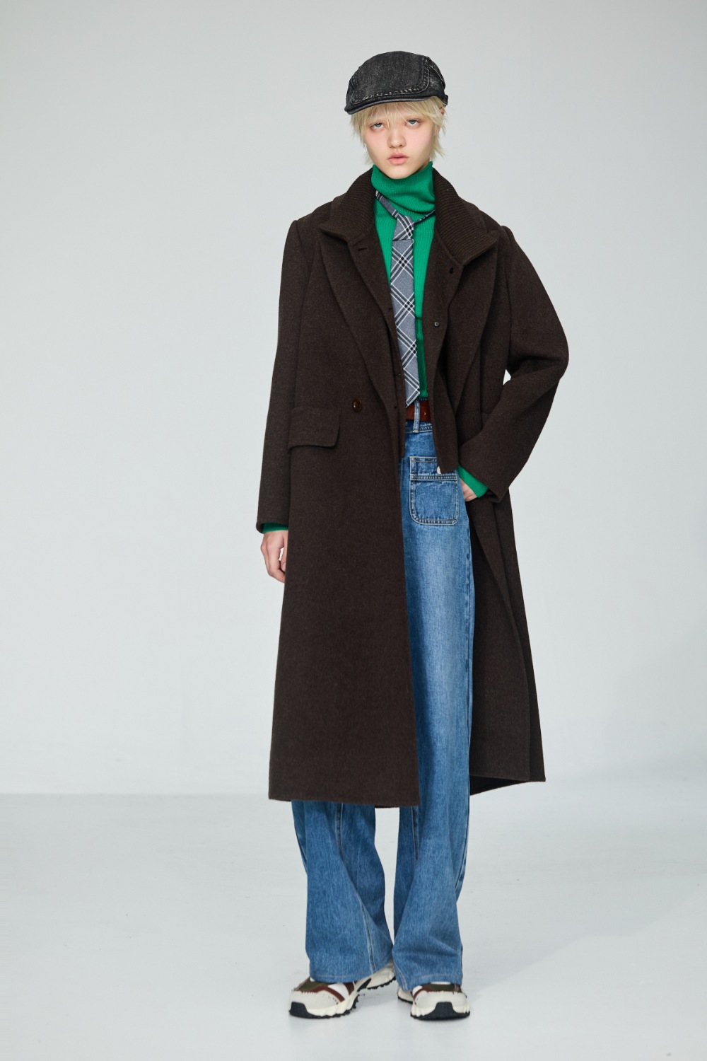 韓系look兩件式氣質毛料大衣 全館商品|🔥月排行榜 | Hot Item|❤️週週新品 | New|▶十一月份◀ 25AW|1113 • Bitter & Warm|外衣 | Outwears|大衣 • 風衣|針織外套