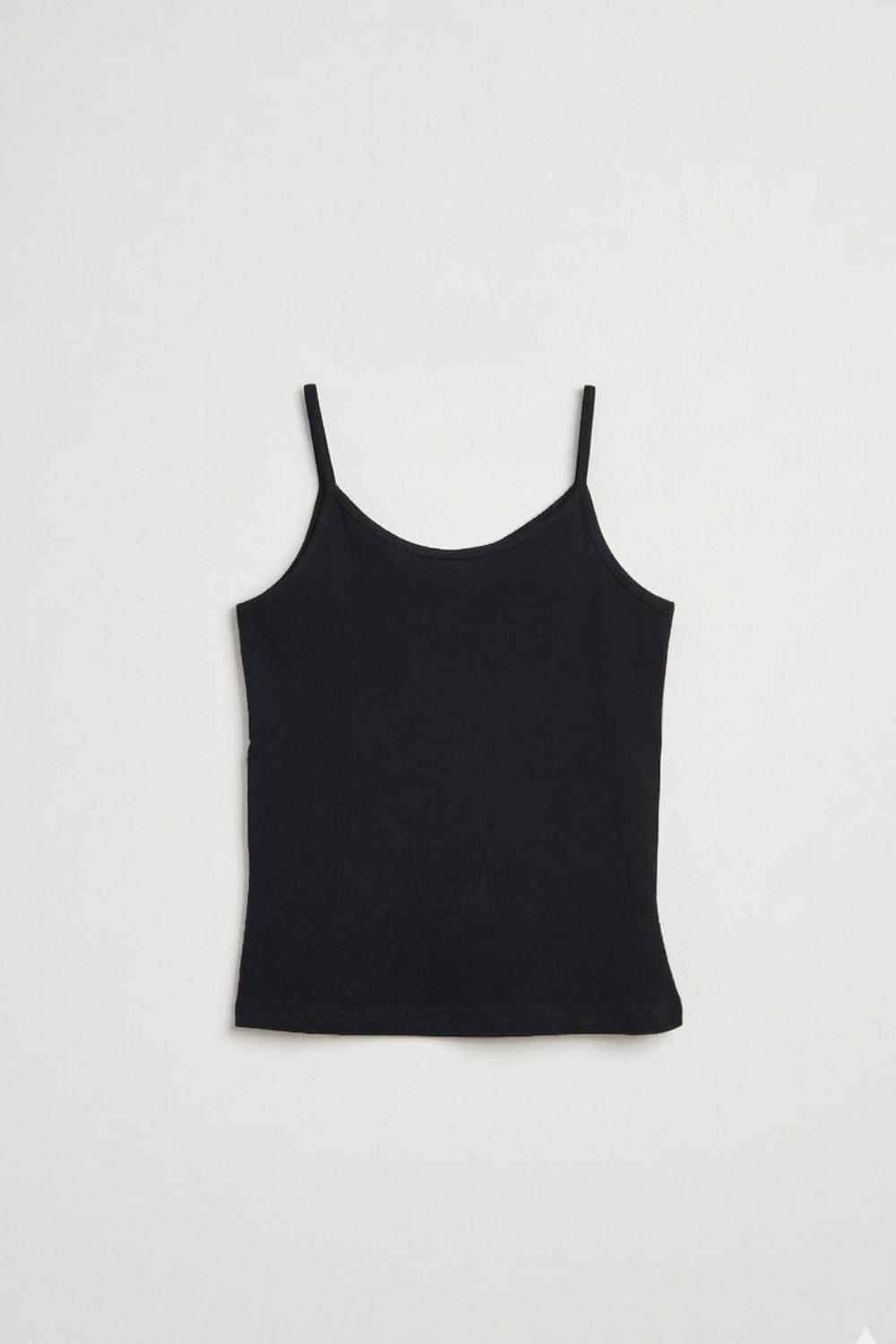 百搭細肩帶小背心 - 神祕純黑, 40 