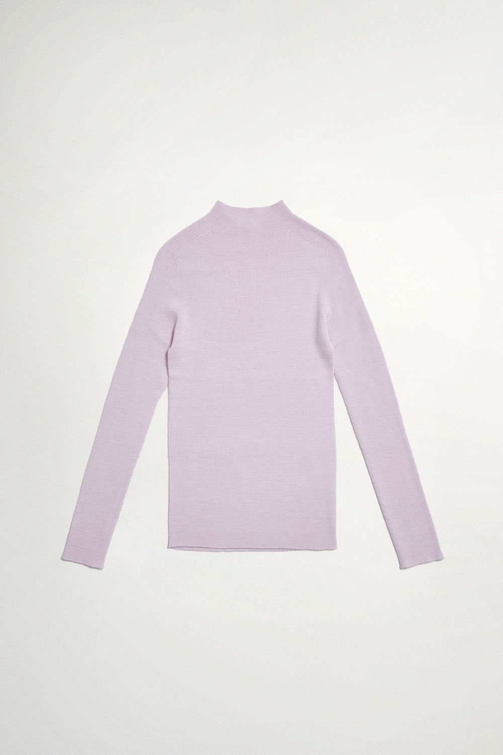 盼牧隨語半高領合身柔軟針織上衣 - 薰衣草紫, 40 ➤上衣|雙11最殺 最低3折起|全館商品|❤️週週新品 | New|上著 | Tops|五、七分袖 • 長袖上衣|針織 • 毛衣